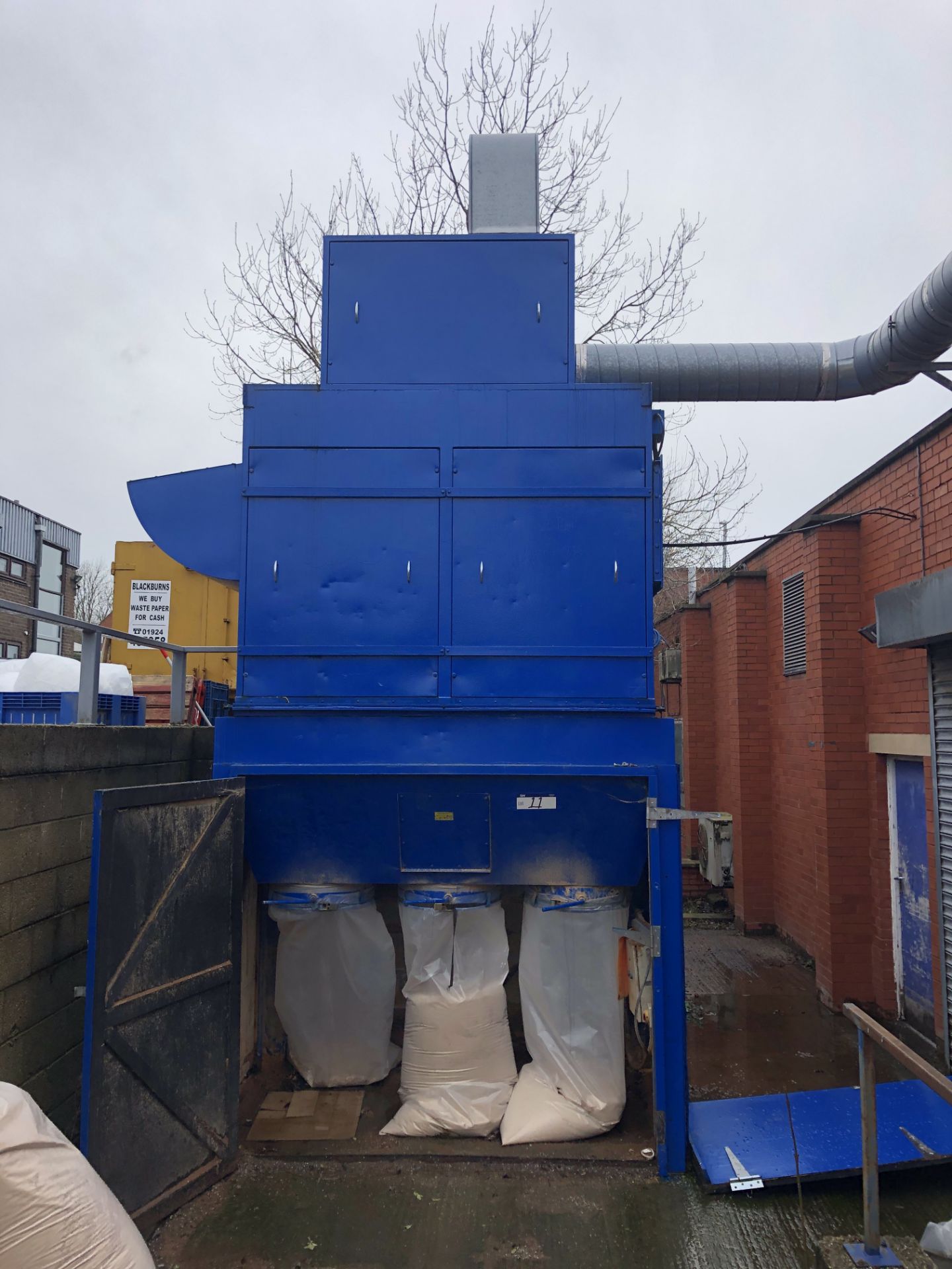 DCS 52E/15KW Dust Extraction Unit. Serial Number 11123. Year of Manufacturer 1998. 4000 FM