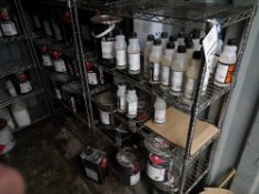 Quantity of Paint, Thinners, Stains, Etc As Lotted in Container