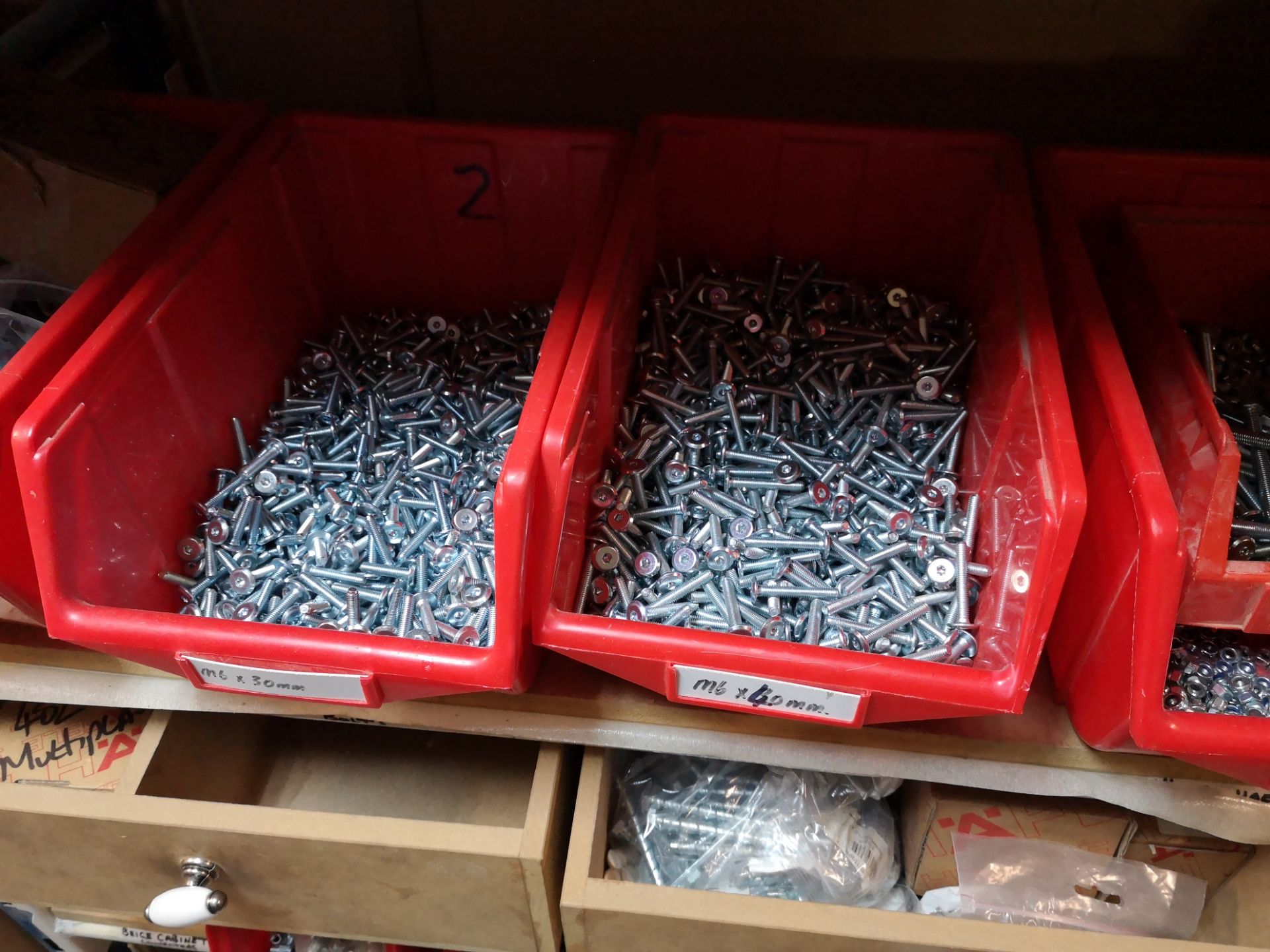 Contents to One Bay of Racking Including Nuts, Bolts, Washers, Fixings Etc - Image 3 of 5