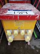 Taylors Transformers Ltd 10Kva 110v Transformer complete with 4 16 AMP Socket, 2 32 Amp Socket (