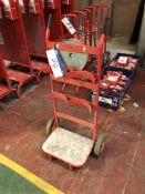 Double Fire Extinguisher Trolley