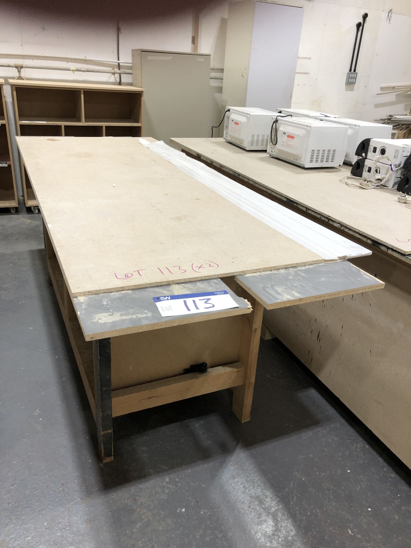 2 Timber Workbenches