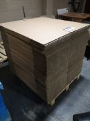Quantity of Flatpack Cardboard Boxes as Set Out On Pallet