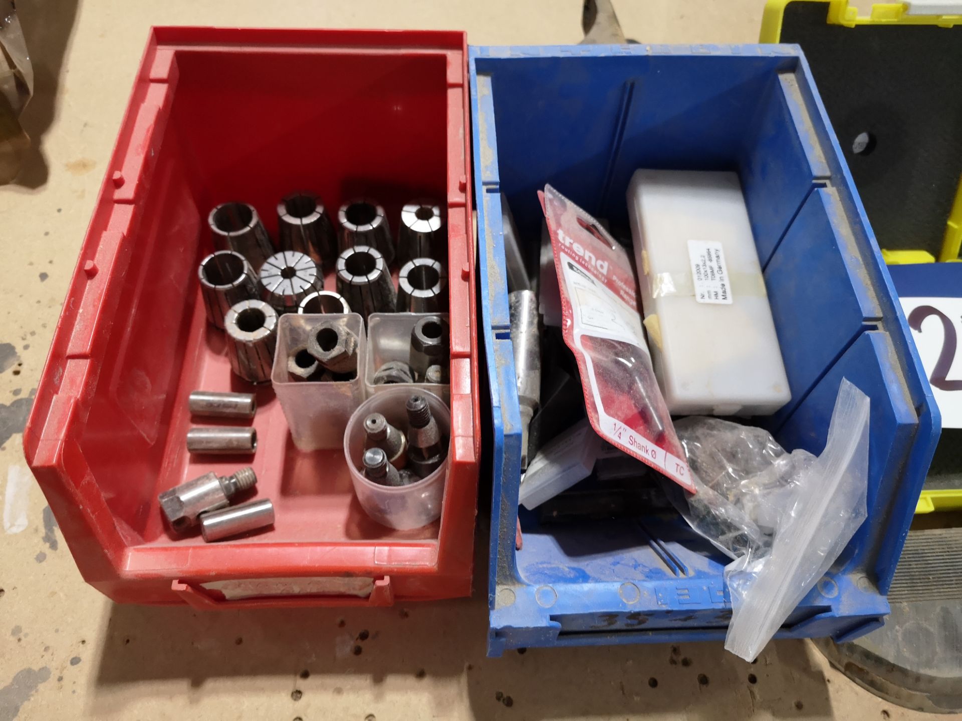 Quantity of Cutters, Cutter Blades, Router Bits and Collets ss Lotted - Image 2 of 5