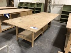 2 Timber Workbenches