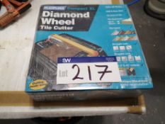 Plasplugs Compact XL Diamond Wheel Tile Cutter 240v
