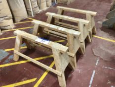 4 Wooden Trestles