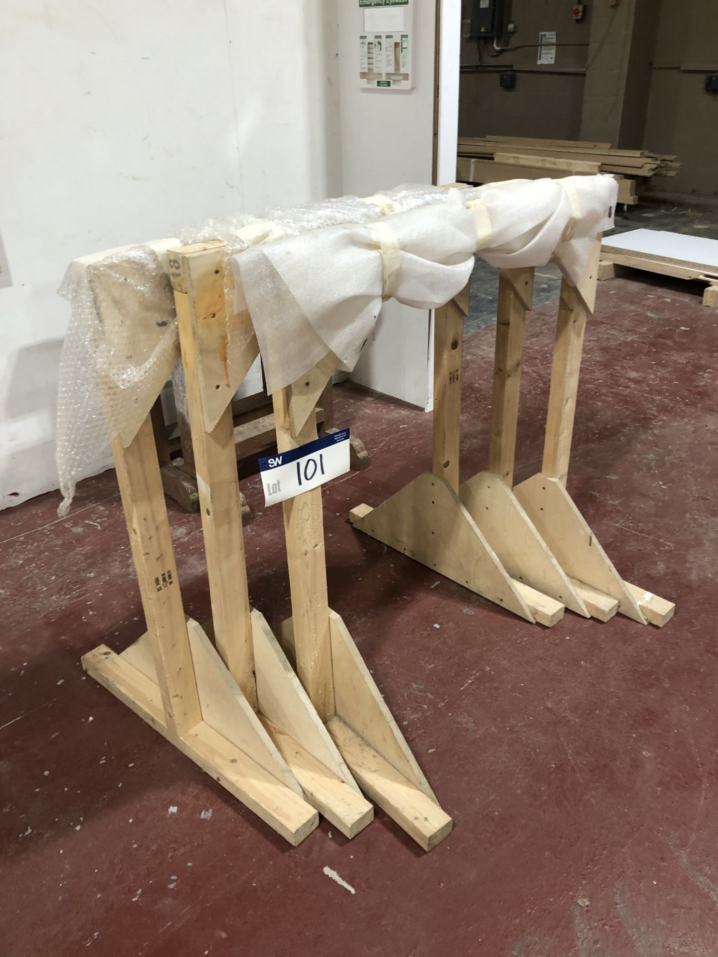 3 Wooden Trestles