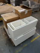 4 Illuminated Display Unit and Accessories as Set Out On Pallet