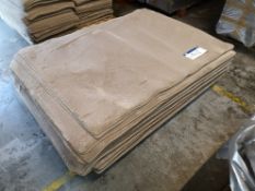 Approximately 25 Light Brown Rugs, Approximately 1.6 x 1.1m