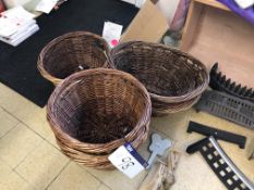 Seven Wicker Baskets