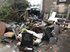 Assorted Headstone, Granite & Stone, as set out in one area