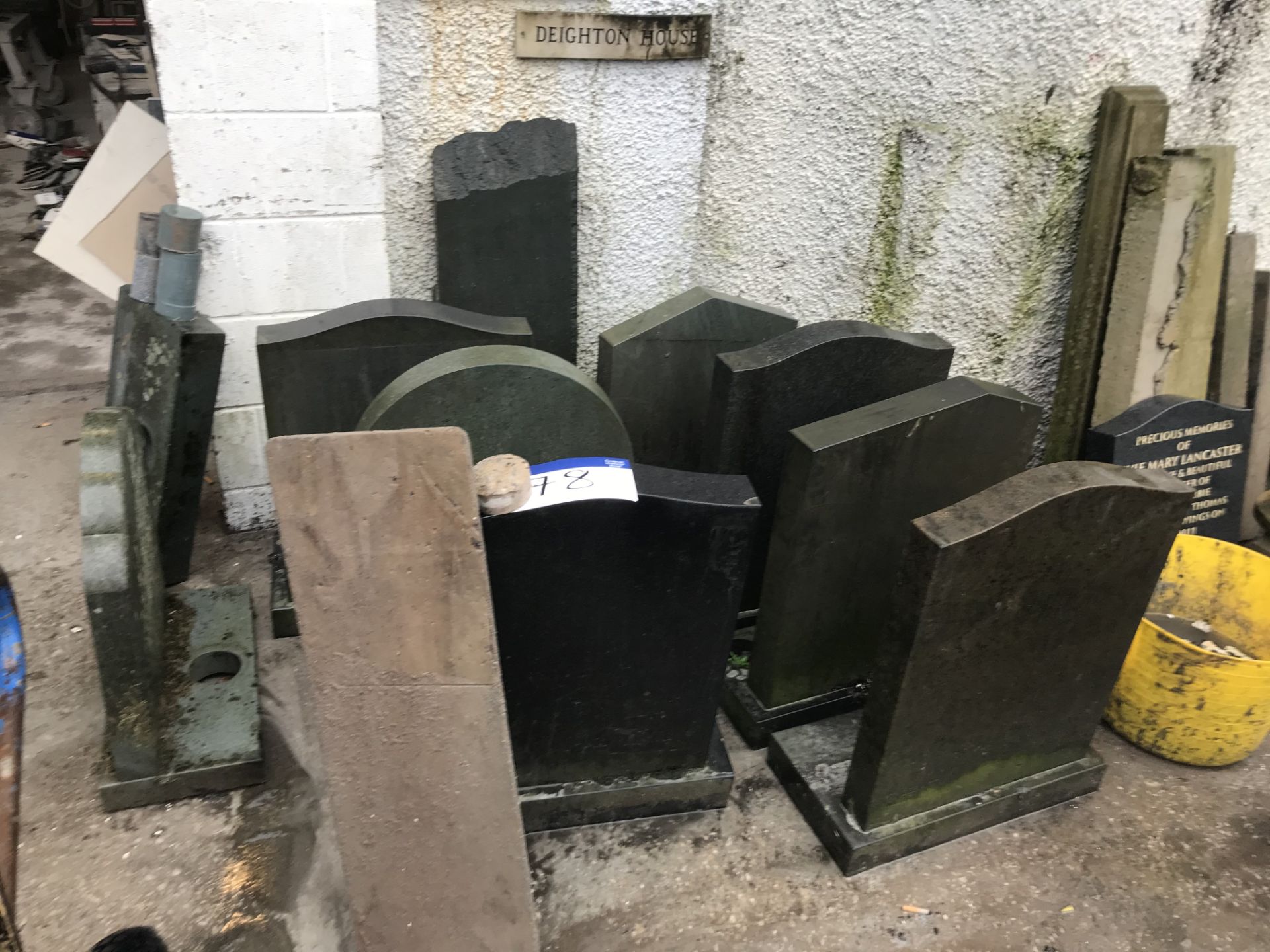 Assorted Headstone, as set out in one area