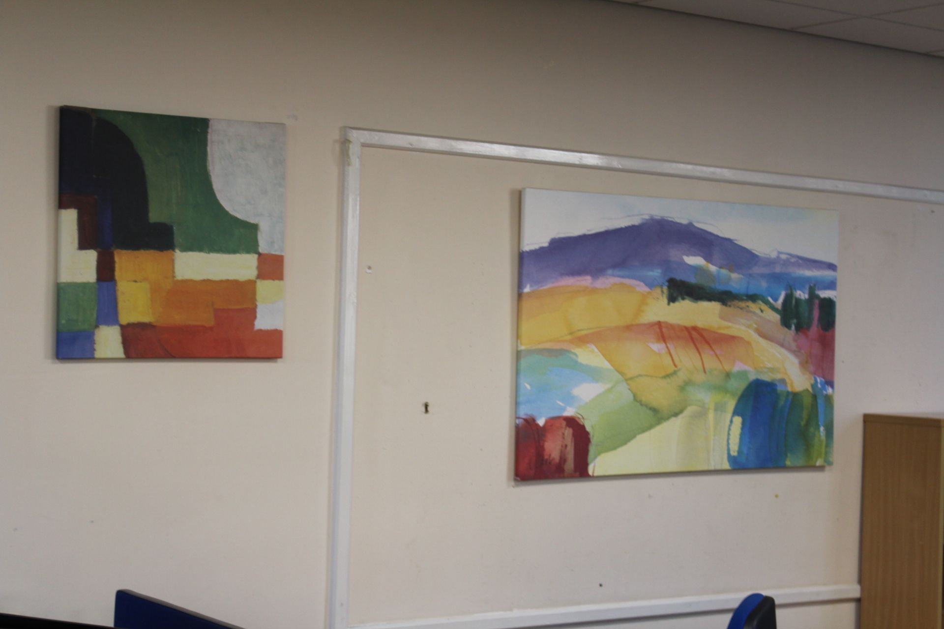 Five Printed Canvasses, as set out throughout office - Image 2 of 3