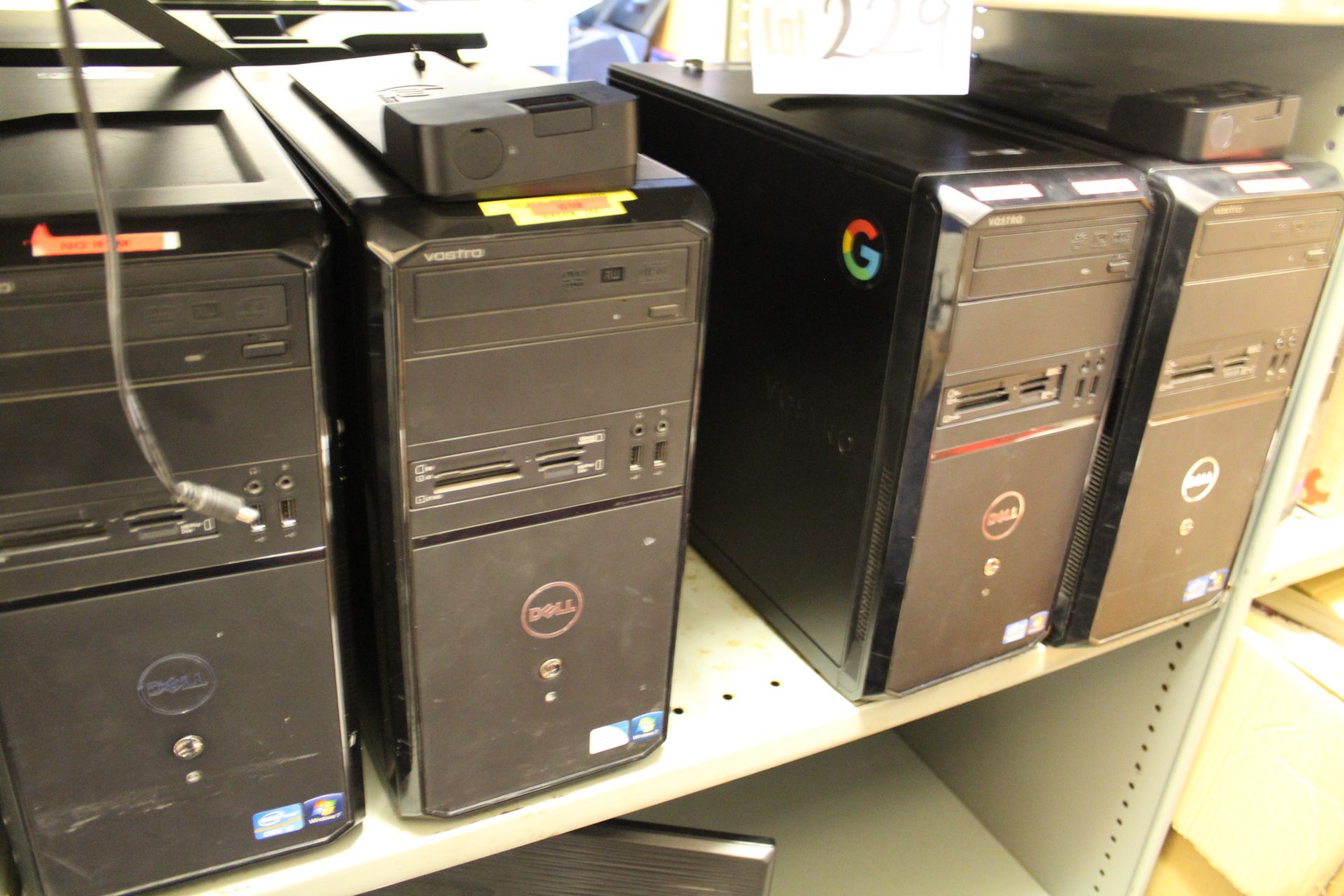 Assorted IT Equipment, including Dell Vostro Intel Core i3 & i5 personal computers, flat screen - Image 2 of 3