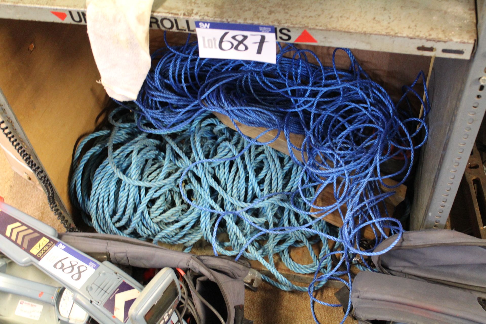 Assorted Rope & String, as set out in one area