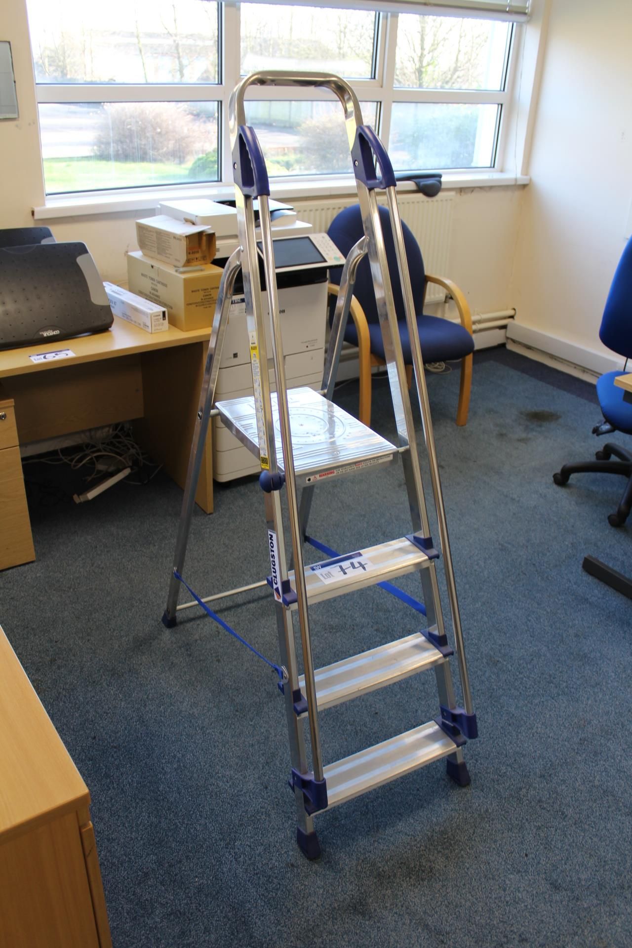 Abru 150kg SWL Four Rise Alloy Stepladder