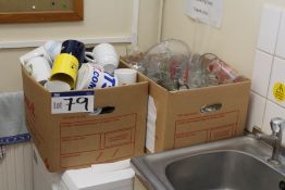 Assorted Crockery & Cutlery, as set out in kitchen