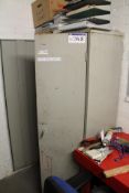 Double Door Steel Cabinet, with assorted sealant, labels, signs and PPE