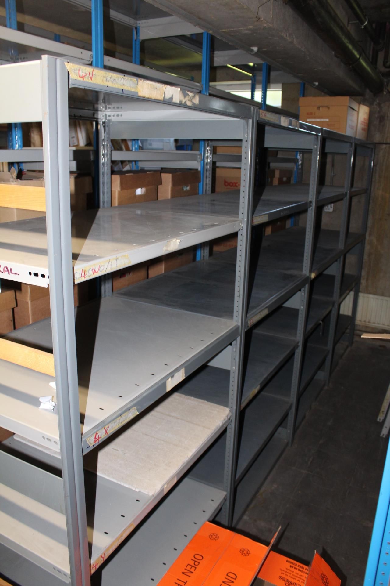 Four Bay Five Tier Stock Rack (reserve removal until contents cleared)