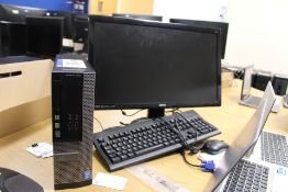 Dell Optiplex 3020 Intel Core i5 Personal Computer, with flat screen monitor, keyboard and mouse