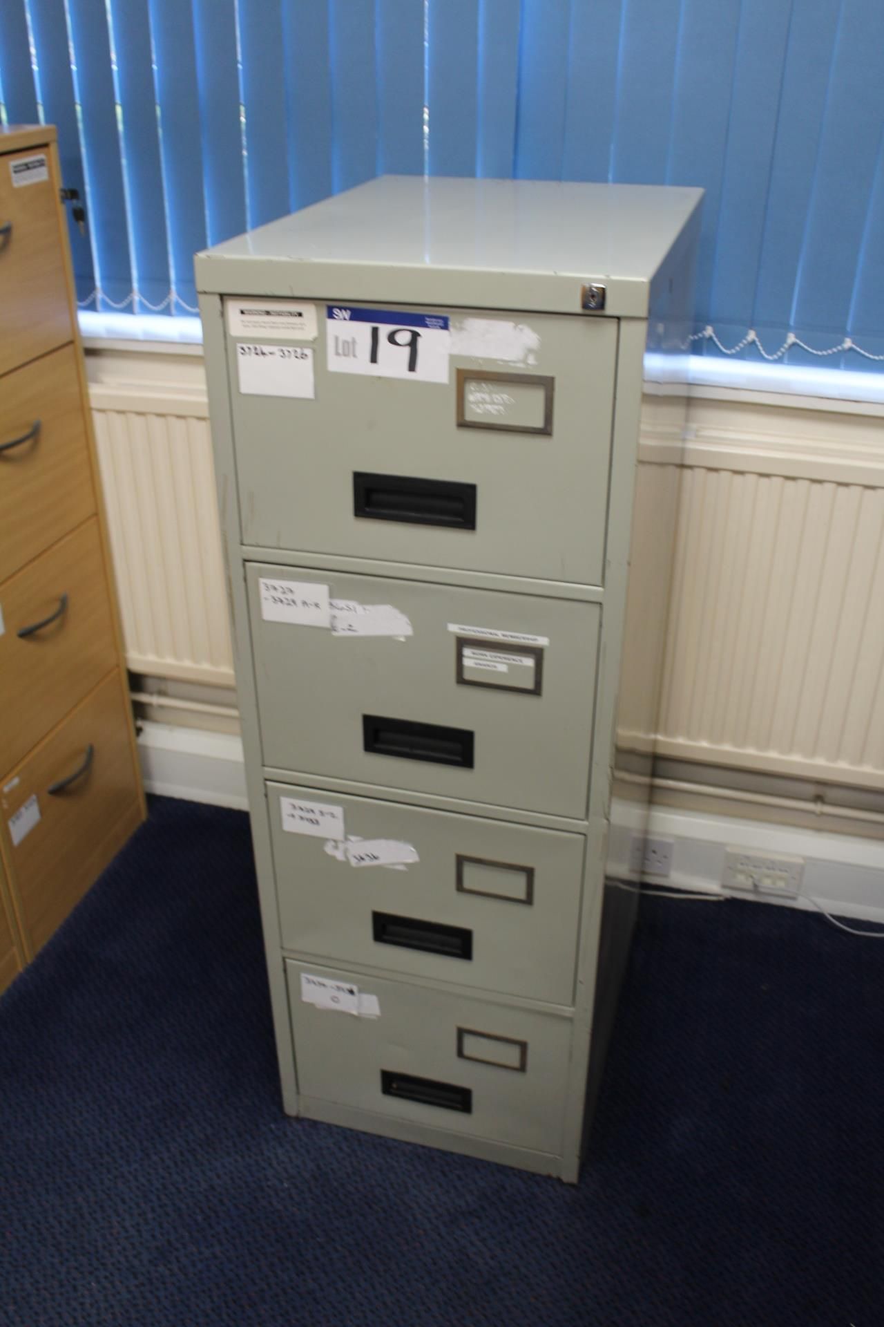 Steel Four Drawer Filing Cabinet