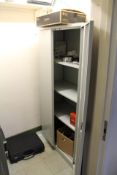 Contents of IT Store Room, including steel double door cabinet and steel stock rack, phone cases,