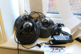 Three Logitech Conference Web Cams