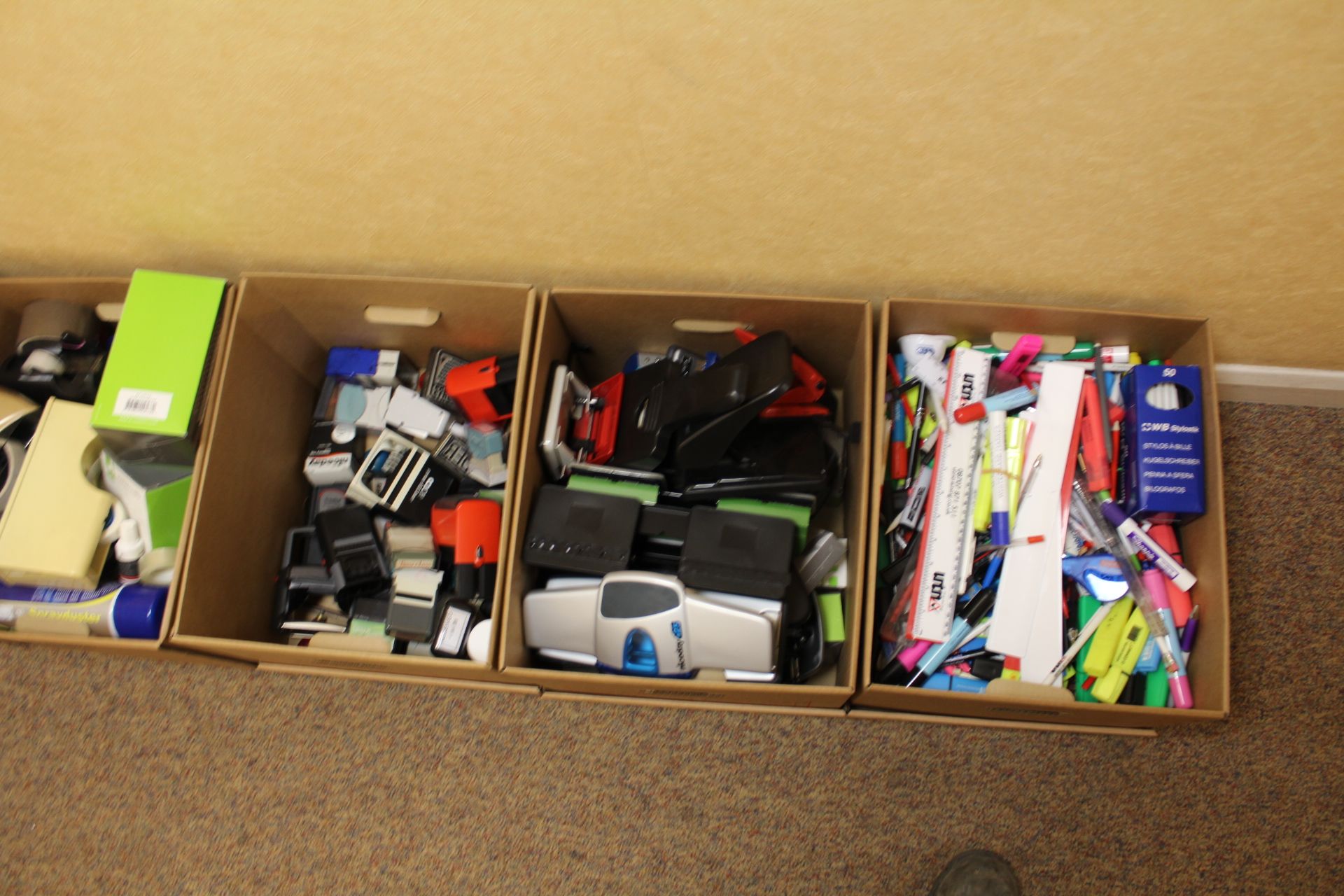 Quantity of Assorted Office Requisites, as set out in nine cardboard boxes - Image 3 of 4