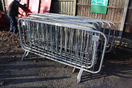 14 Galvanised Steel Barriers