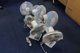 Seven Desk Fans