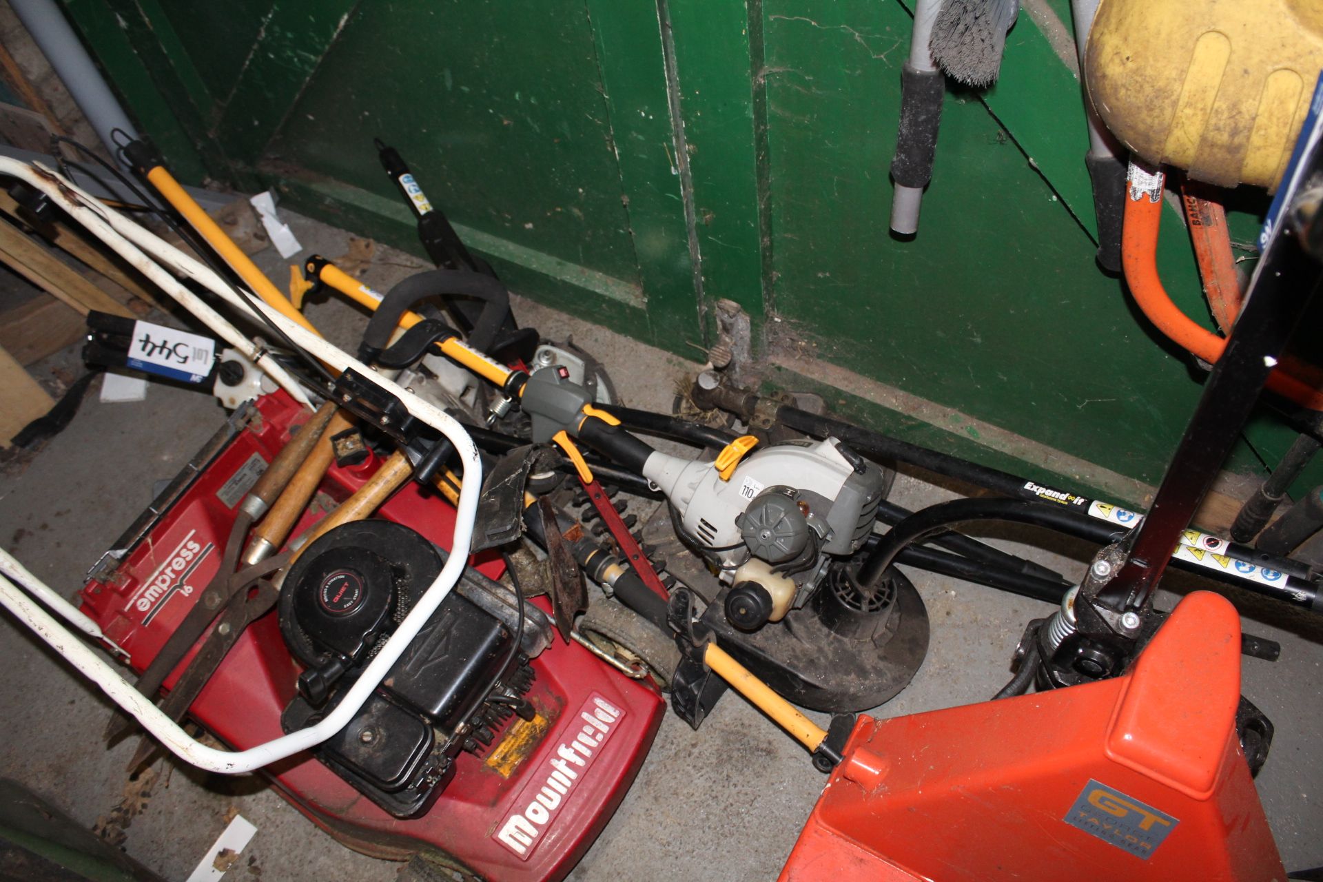 Assorted Gardening Equipment, including lawnmowers, hedge trimmer and strimmer - Image 2 of 2