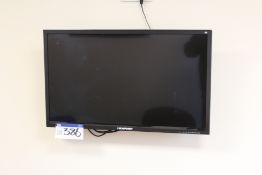 Blaupunkt Wall Mounted Flat Screen Television, with remote control (wall mounting brackets
