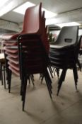 12 Plastic Stacking Chairs