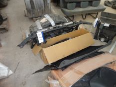 Assorted Car Parts, including radiator, boot cover