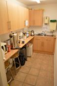 Contents of Kitchen, including microwave, heater,