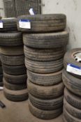 Eight Assorted Tyres