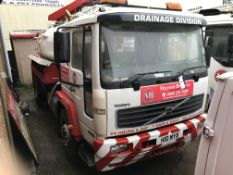 Volvo FL6E 4x2 Vacuum Tanker Truck, registration n