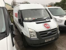 Ford Transit 350 LWB Diesel High Roof Van, registr