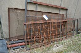 Assorted Steel Fence Panels