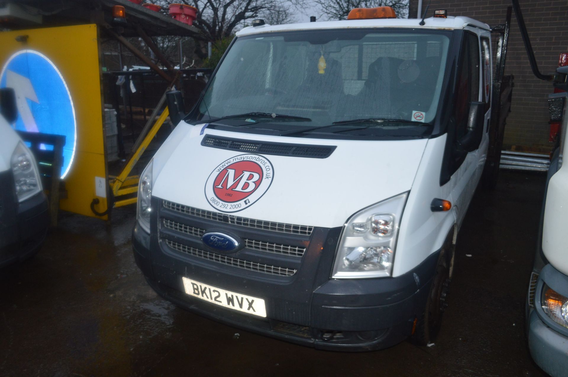 Ford Transit 100ps Diesel Dropside Tipper Truck, r - Image 2 of 7