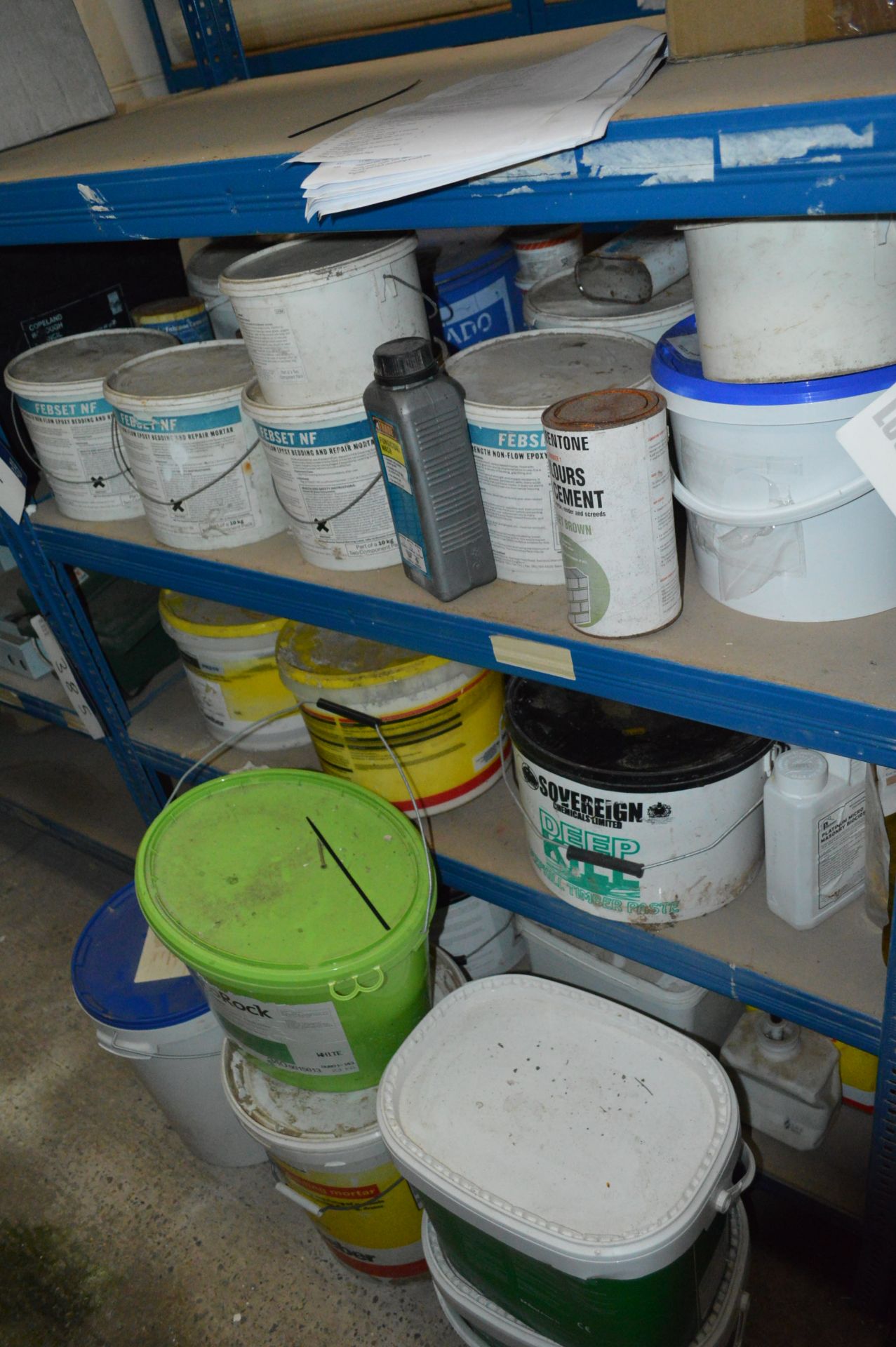 Contents of Rack, including epoxy bedding and repa