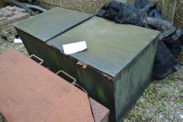 Two Steel Chests
