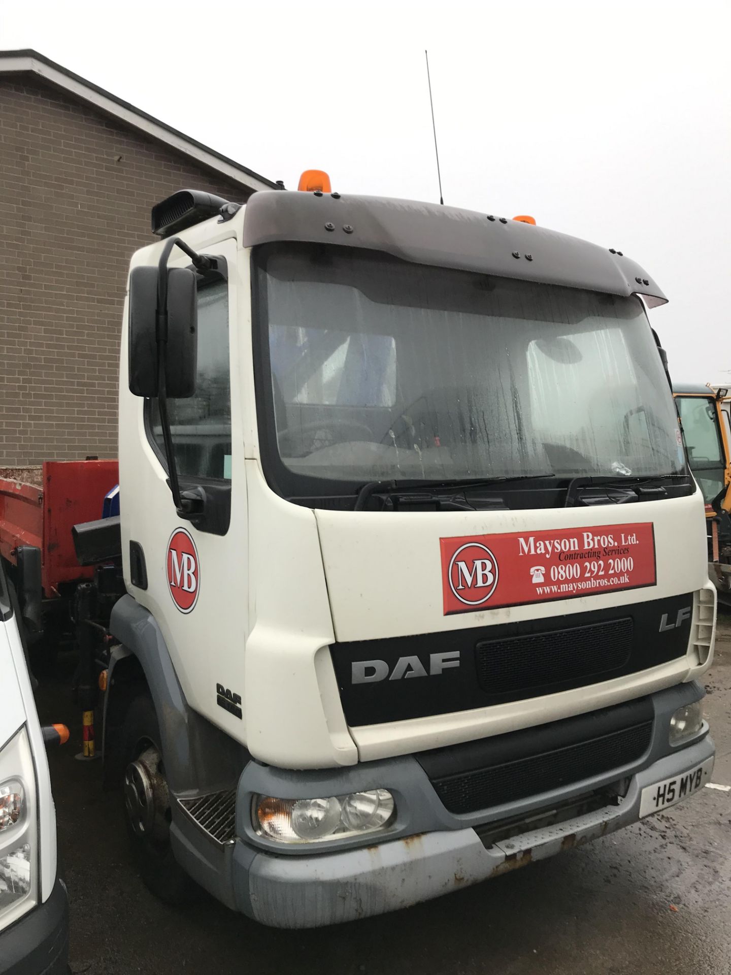 DAF FA LF45.150 08 4x2 Rigid Dropside Tipper Truck