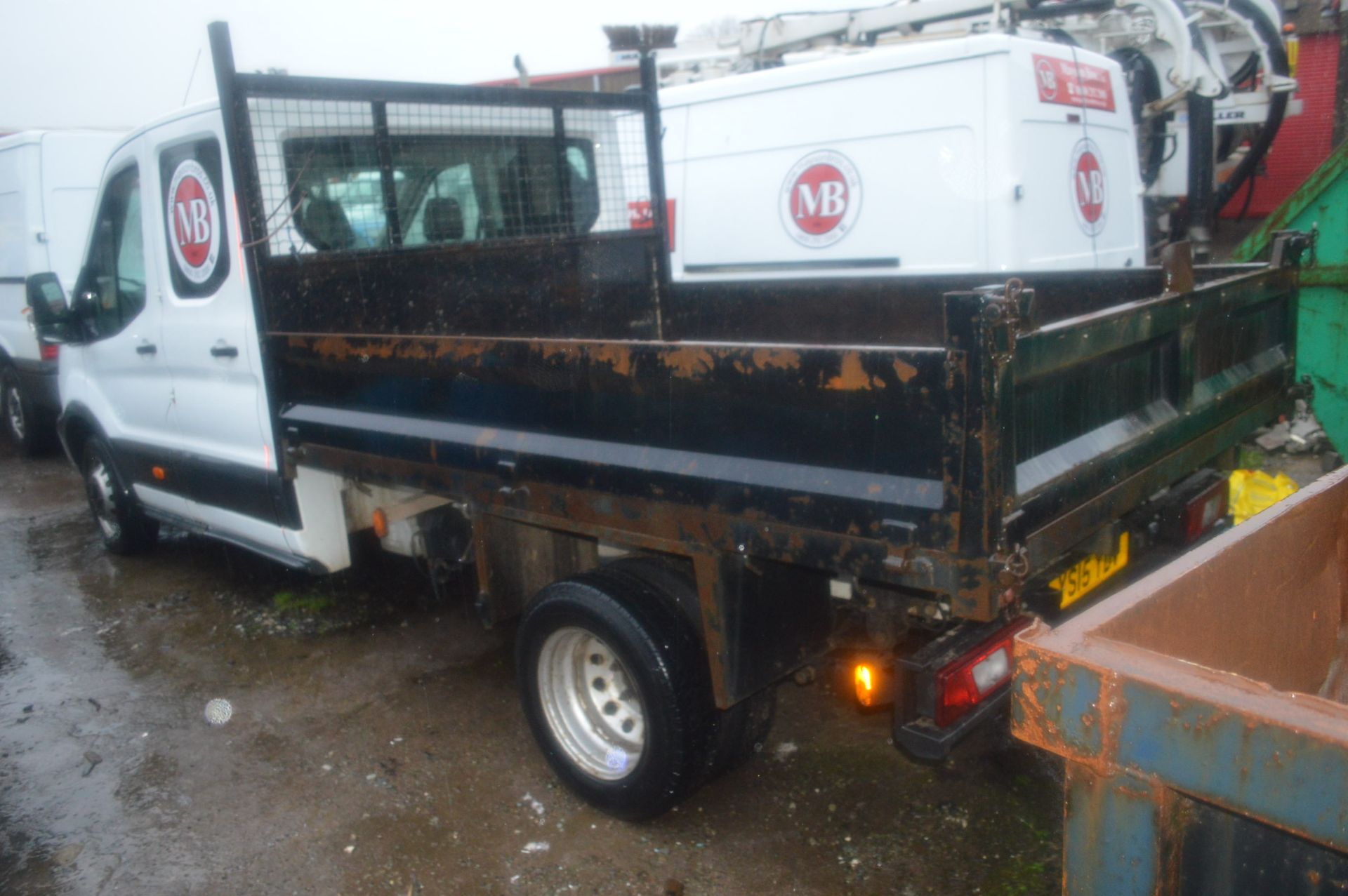 Ford Transit 350 Diesel Dropside Tipper Truck, reg - Image 4 of 8