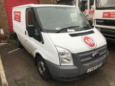 Ford Transit T260 SWB Diesel Low Roof Van, registr