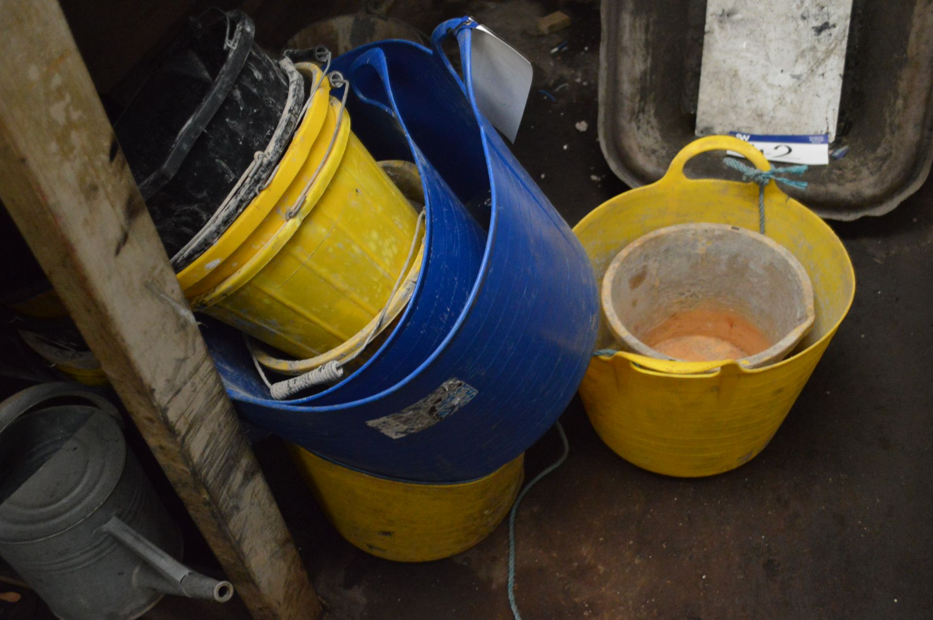 Assorted Plastic Buckets & Tubs