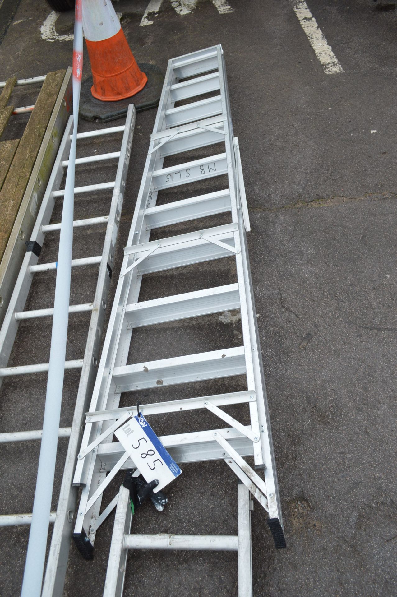 Ten Rise Alloy Stepladder