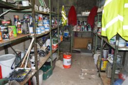 Large Quantity of Paints, including wood protectio