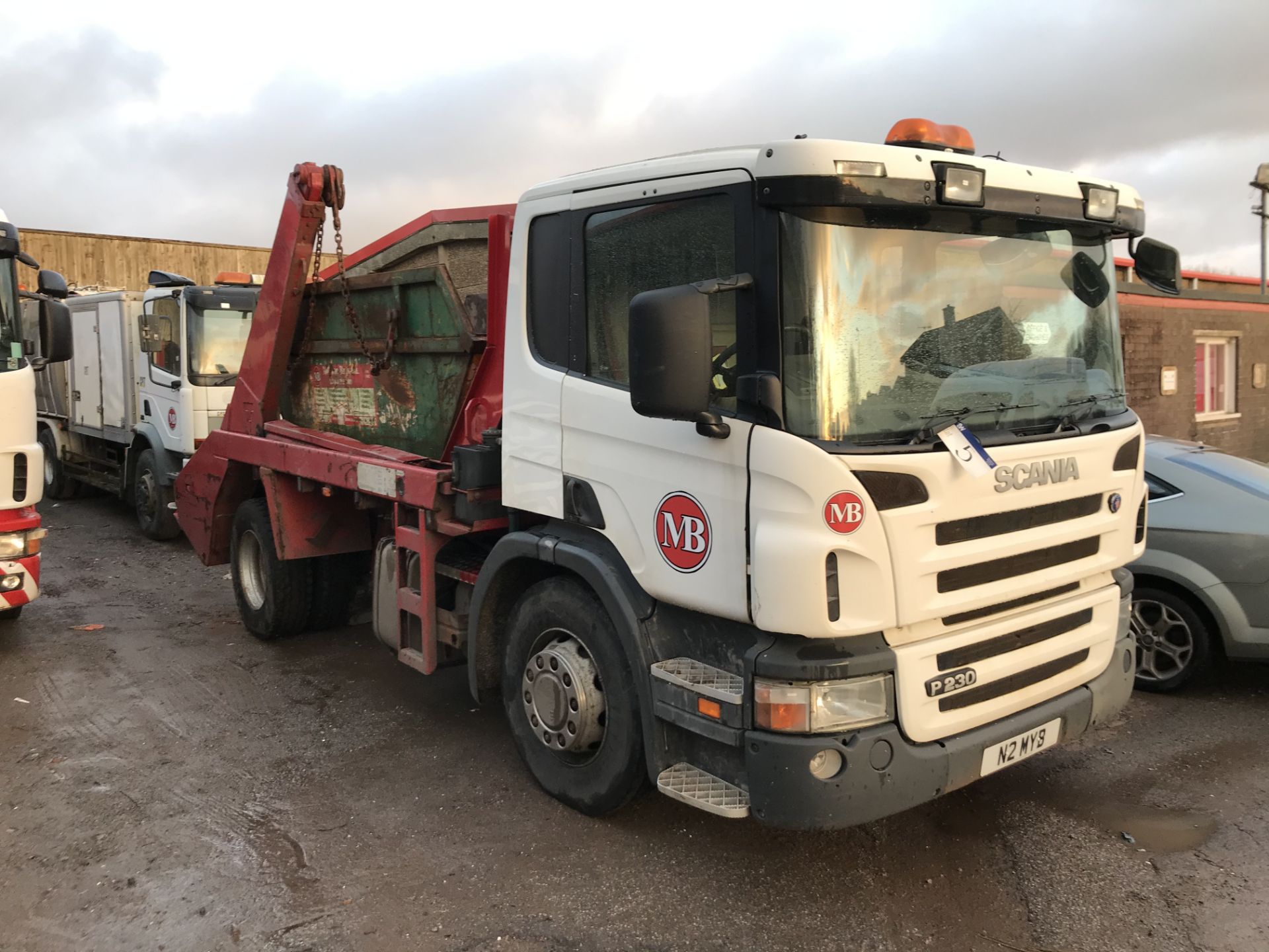 Scania P230 4x2 Skip Loader, registration no. N2 M